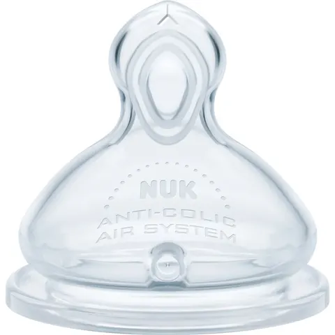 NUK First Choice Flow Control baby bottle teat 6m+ 2 pc – image 1
