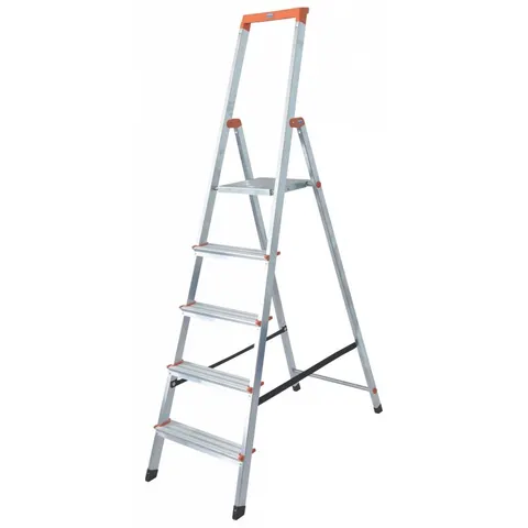 Krause Solidy Stufenstehleiter 5 Stufen – Bild 1