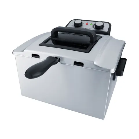 Steba DF 300 Fritteuse silber/schwarz – Bild 1