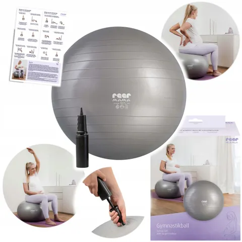 Gymnastikball – grau – Bild 1