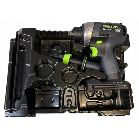 Akumulatorowa Wiertarko-wkrętarka Festool Tdc 18/4-Basic 575601 – zdjęcie 1