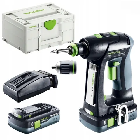 Wiertarko wkrętarka akumulatorowa Festool C 18 Hpc – zdjęcie 1