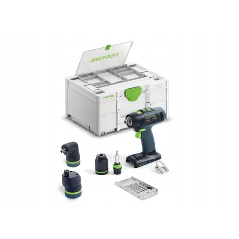 Festool Perceuse-visseuse sans fil T18+3 Basic-Set (578828) – image 1