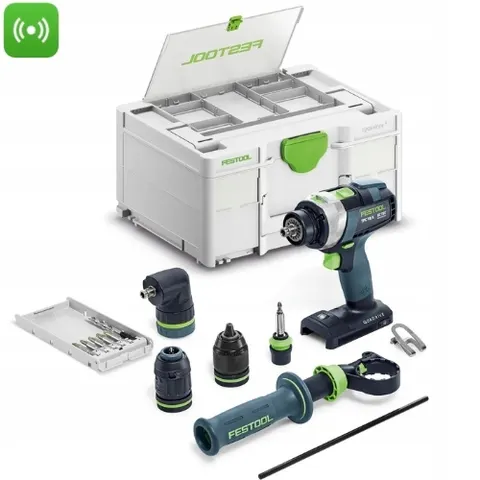 Festool Perceuse-visseuse à percussion sans fil QUADRIVE TPC 18/4 Basic-Set XL (578832) – image 1