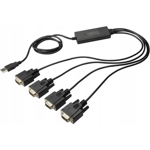Konwerter Usb 2.0 Digitus DA-70159 4xRS232, 1,5m – zdjęcie 1