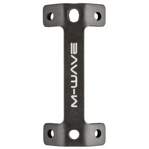 M-WAVE Ada Two Flaschenhalter-Adapter - 2 Halter Schwarz – Bild 1