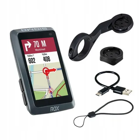 Sigma Fahrradcomputer Rox 12.1 Evo Basic grau B – Bild 1