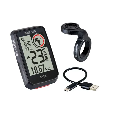 Sigma Fahrradcomputer Rox 2.0 Top Mount Set schwarz B – Bild 1