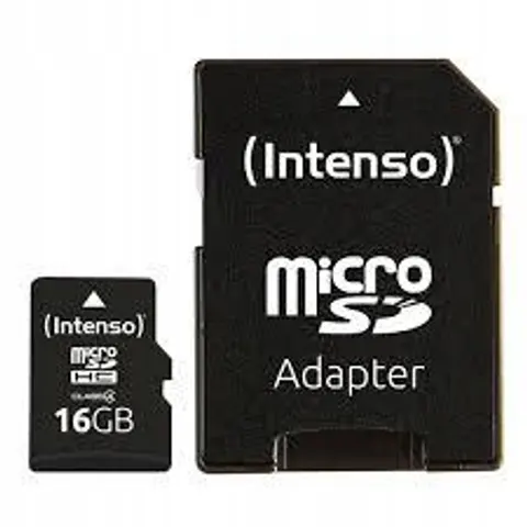 Tarjeta de memoria 16GB microSDHC - INTENSO – imagen 1