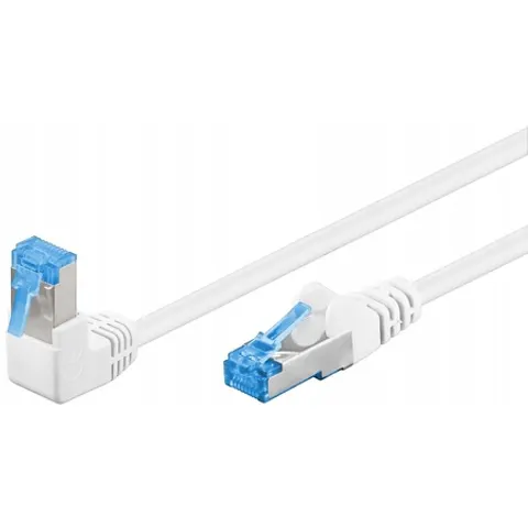 Câble RJ45 Cat6a coudé surblindé 1m GOOBAY – image 1