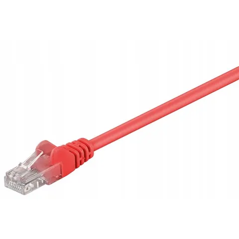 Wentronic CAT5E Netwerkkabel - RJ45 - Rood - 10 m – afbeelding 1