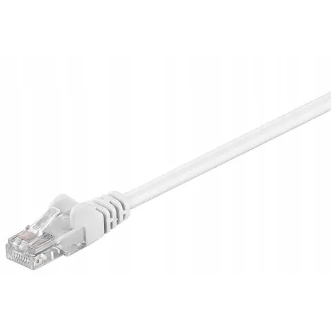 Wentronic CAT5E Netwerkkabel - RJ45 - Wit - 5 m – 685088 – afbeelding 1