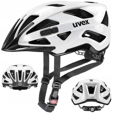 Kask rowerowy Uvex Active 52-57cm white black – zdjęcie 1