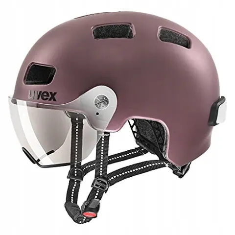 Kask rowerowy Uvex Rush Visor Blackberry Mat 55-58 – zdjęcie 1