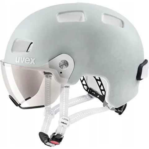 Kask rowerowy Uvex Rush Visor Papyrus-Grey Mat M – zdjęcie 1