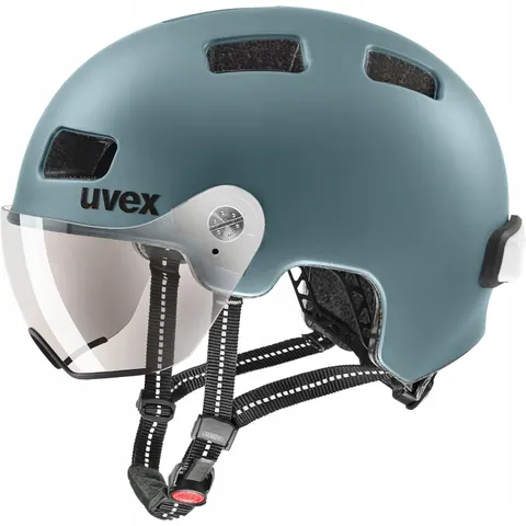 Kask rowerowy Uvex Rush Visor Deep Turquoise Matt L 58-61cm – zdjęcie 1