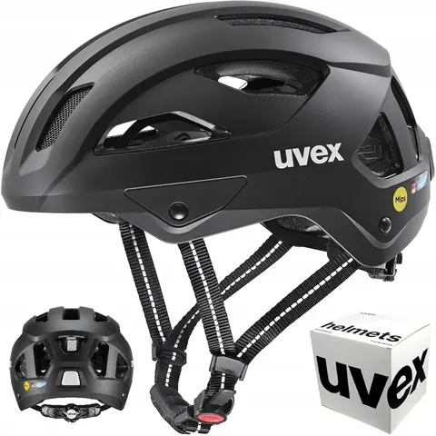 Kask Uvex City Stride Mips Black Matt 53-56 – zdjęcie 1