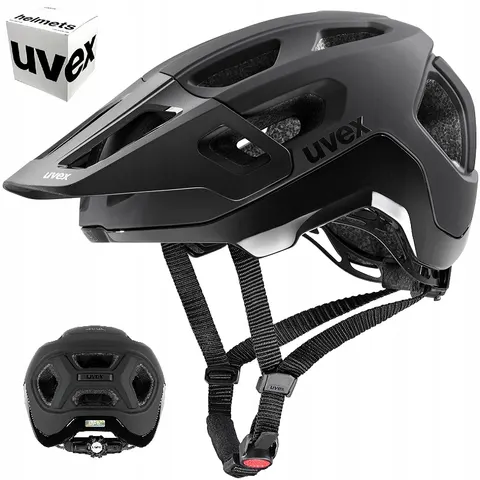 Uvex Kask React czarny matowy 52-56 cm – zdjęcie 1