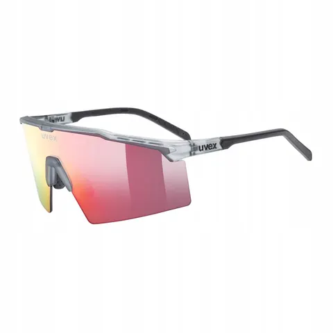 Okulary rowerowe Uvex Flowline Czerwone – zdjęcie 1