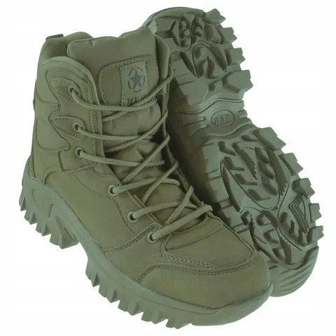 Bottes de service Mid Commando – Vert olive – 170088 – image 1