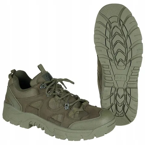 Chaussures basses Commando – Vert olive – 258687 – image 1