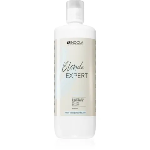 Indola - Blonde Expert Insta Cool Shampoo - 1000ml – afbeelding 1
