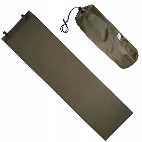 Matelas thermique auto-gonflant – Vert olive – image 1