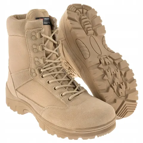 Bottes tactiques avec fermeture éclair YKK – Kaki – 248450 – image 1