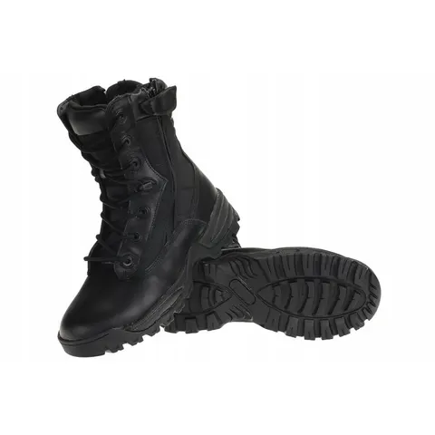 Bottes tactiques à double fermeture éclair – Noir – 269585 – image 1