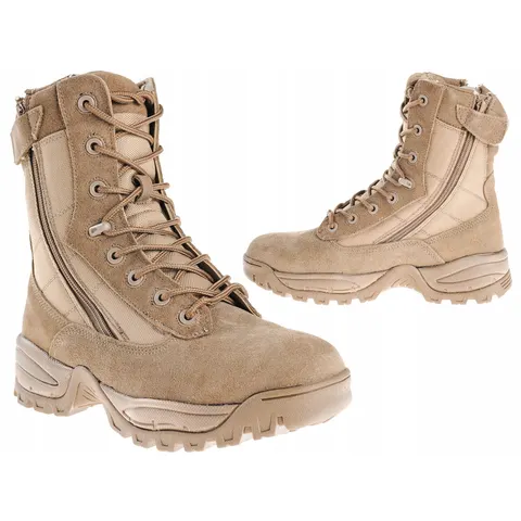 Bottes tactiques à double fermeture éclair – Coyote – 334139 – image 1