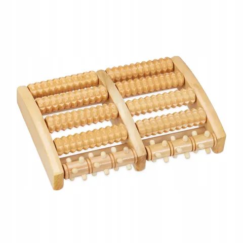 Voetmassage roller - hout – afbeelding 1