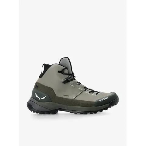 Wanderschuhe Salewa Puez Leather Mid PTX – Vert – 784269 – Bild 1