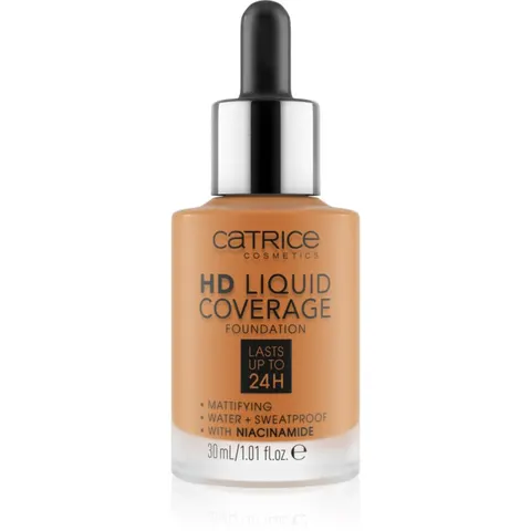 Catrice HD Liquid Coverage foundation shade 082 Warm Caramel 30 ml – image 1
