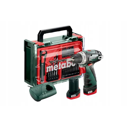 Metabo PowerMaxx BS Basic Perceuse-visseuse sans fil ( 12V, 2x 2 Ah) 600080710 – image 1