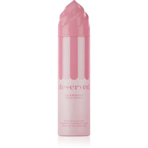 Deserved - Deserved Shower Foam Strawberry Milkshake - 250ml – afbeelding 1
