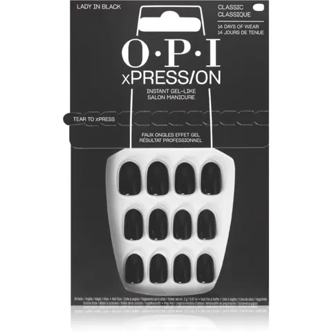 OPI xPRESS/ON false nails Lady in Black 30 pc – image 1