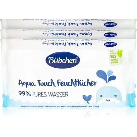 Bübchen Aqua Touch Baby Wipes 3x48 pc – image 1