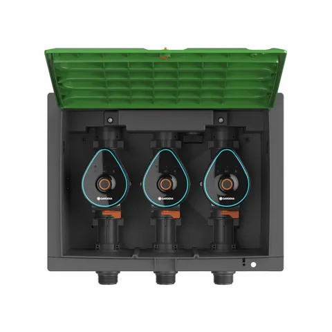 Caja de 3x Válvulas de Riego Bluetooth 9V - GARDENA – imagen 1