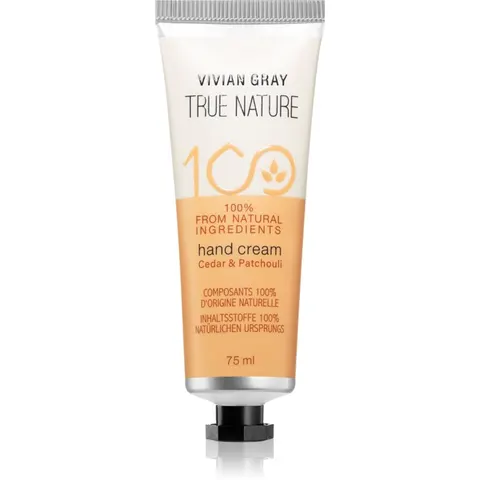 Vivian Gray True Nature Cedar & Patchouli Hydraterende Handcrème 75 ml – afbeelding 1