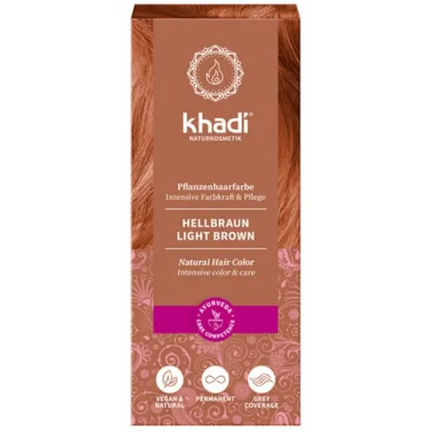 Khadi Natural Hair Dye 100 gr Hellbraun – image 1