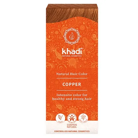 100g khadi Pflanzenhaarfarbe Kupfer – Bild 1