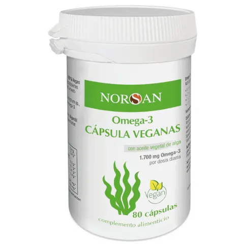 NORSAN Omega-3 VEGAN 80 Cápsulas – imagen 1