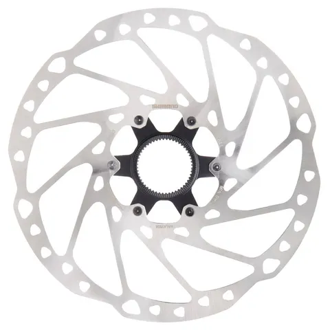 Shimano Bremsscheibe RT64 160mm CL silber B – Bild 1