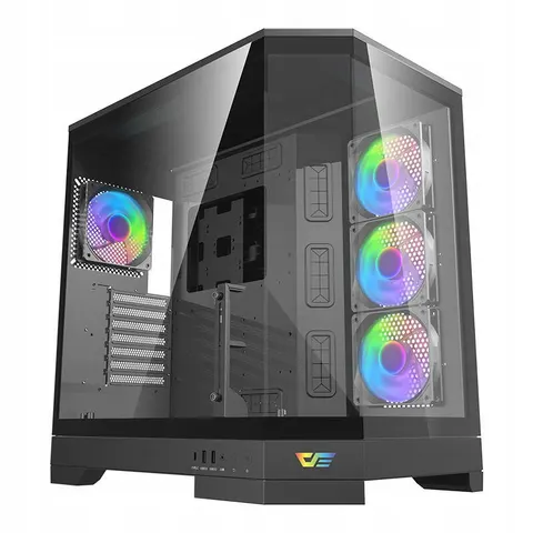 Darkflash - DQX90 Black - Computerkast – afbeelding 1