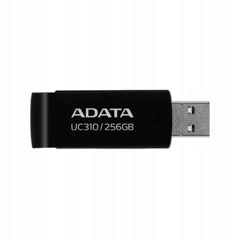 Adata Pendrive UC310 256GB Usb 3.2 czarny obrotowy – zdjęcie 1