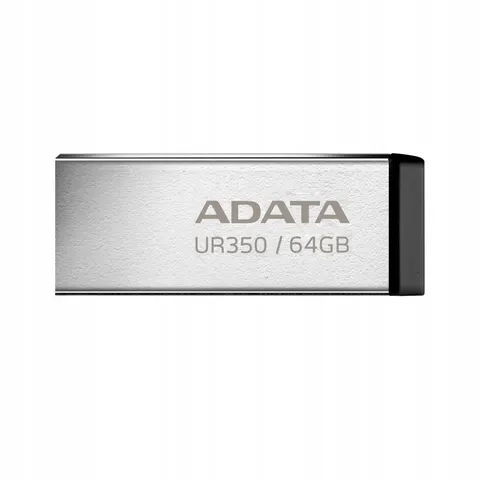 Adata Pendrive UR350 64GB USB3.2 Gen1 Metal czarny – zdjęcie 1