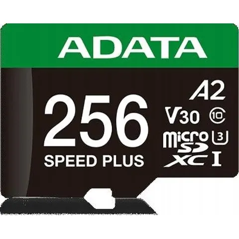 Adata Speed Plus MicroSDXC 256 Gb Class 3 UHS-I/U3 A2 V30 – zdjęcie 1