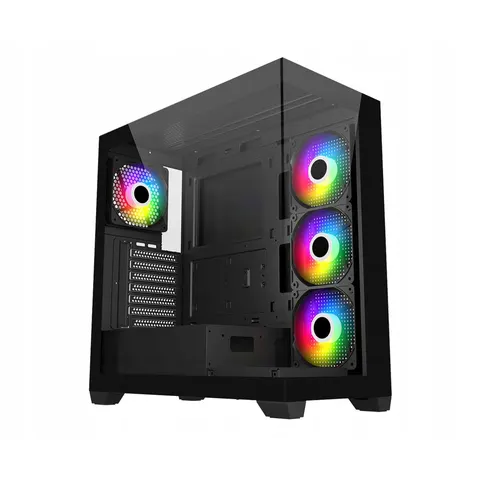 FSP M340-BA | PC-Gehäuse – Schwarz – Bild 1