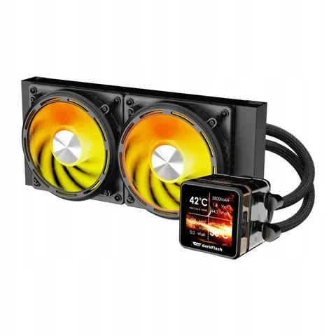 darkFlash - DE240 Black - Waterkoeling – afbeelding 1
