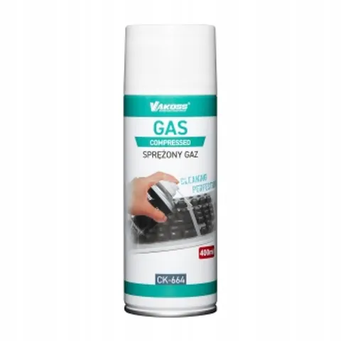 Sprężony gaz Vakoss CK-664 400ml – zdjęcie 1